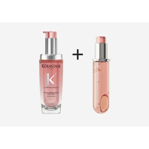 KÉRASTASE Chroma Éclat hajolaj 75 ML + UTÁNTÖLTŐ 75 ML