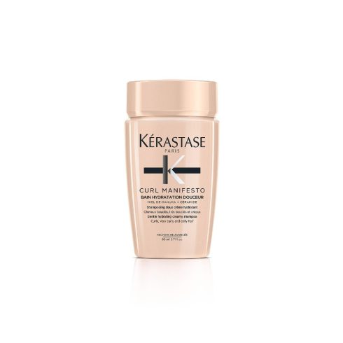 KÉRASTASE Curl Manifesto Bain Hydratation Douceur 80 ML - Krém-hajfürdő hullámos, göndör és afro hajra