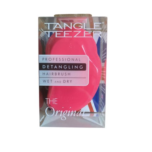 Tangle Teezer The Original Wet and Dry Neon Pink - Hajkefe száraz és nedves hajhoz