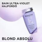 Kérastase BLOND ABSOLU Bain Ultra-Violet 250 ml - Rezes színhatást semlegesítő lila hajfürdő világított, hűvös szőke vagy ősz hajra