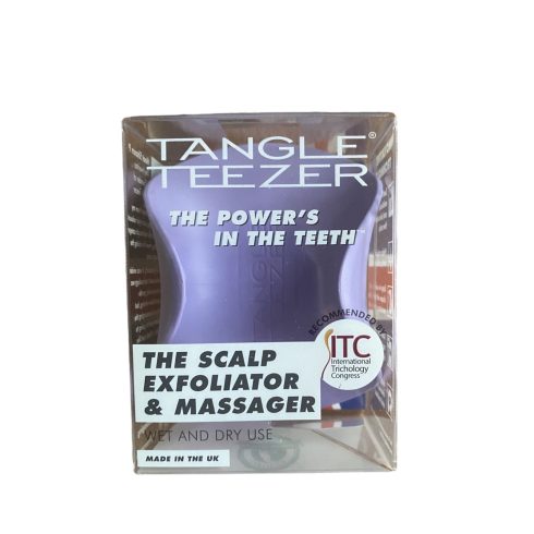 Tangle Teezer The Scalp Exfoliator & Massager Purple - Hajkefe masszázshoz és hámlasztáshoz