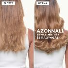 Kérastase BLOND ABSOLU Masque Ultra-Violet 200 ml - A rezes színhatást semlegesítő és a szőke hajszínt tökéletesítő lila pakolás világosított, melírozott hűvös szőke hajra