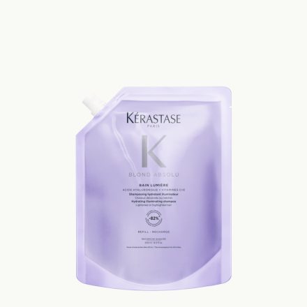 KÉRASTASE Blond Absolu Lumiére hajfürdő utántöltő tasakban világosított és melírozott hajra 500 ml
