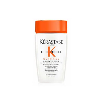 Kérastase NUTRITIVE BAIN SATIN RICHE -  RENDKÍVÜL TÁPLÁLÓ ÉS ESSZENCIÁLIS TÁPANYAGOKBAN GAZDAG HAJFÜRDŐ 80 ml
