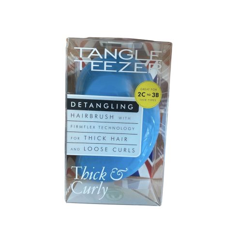 Tangle Teezer Thick & Curly Thick and Loose Curls Blue - Hajkefe vastag és göndör hajra