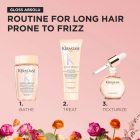 KÉRASTASE Gloss Absolu Oil Spring Set - Limitált kiadású ajándékcsomag szöszösödésre hajlamos hajra