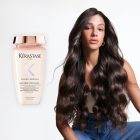 KÉRASTASE GLOSS ABSOLU Bain Crème Hydra-Glaze 250 ml - Fényfokozó hatású, hidratáló krémhajfürdő – vastag szálú, szöszösödő hajra