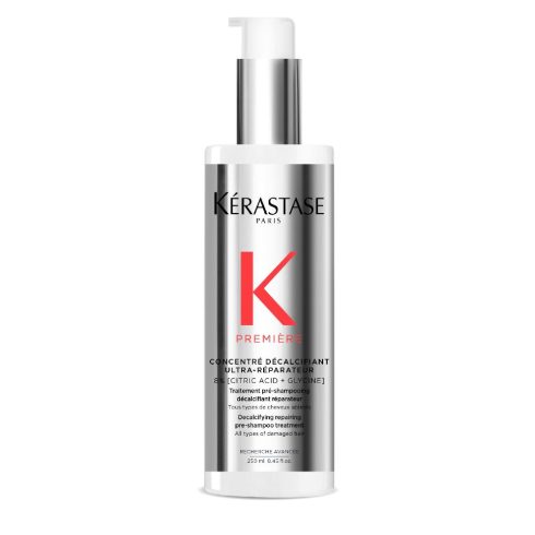 KÉRASTASE PREMIERE CONCENTRÉ DÉCALCIFIANT ULTRA-RÉPARATEUR 250 ML -  REGENERÁLÓ HATÁSÚ KALCIUMELTÁVOLÍTÓ HAJFÜRDŐ ELŐTTI KONCENTRÁLT ÁPOLÓ