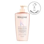 KÉRASTASE GLOSS ABSOLU Bain Crème Hydra-Glaze 500 ml - Fényfokozó hatású, hidratáló krémhajfürdő – vastag szálú, szöszösödő hajra